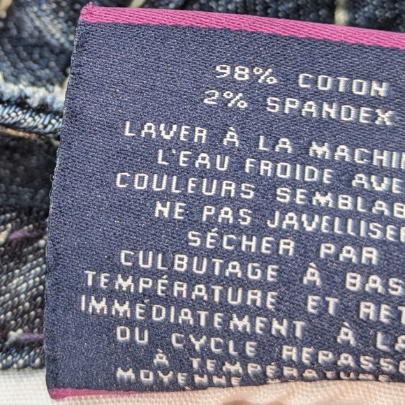 Vigoss Jeans Women's The Chelsea Skinny Distressed Blue Stretch Denim Sz. 11/12 - Picture 6 of 9